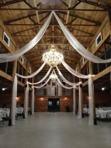 Ceiling decorations for reception