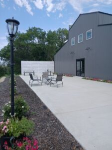 Outside area of venue